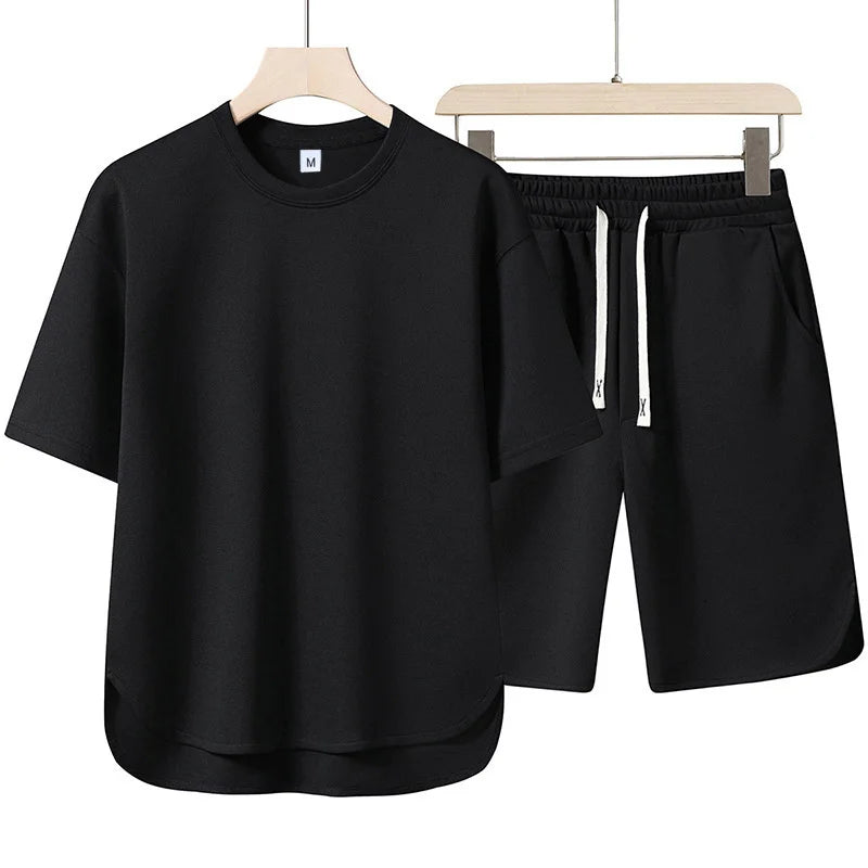 Men's Solid Color Summer Tracksuit