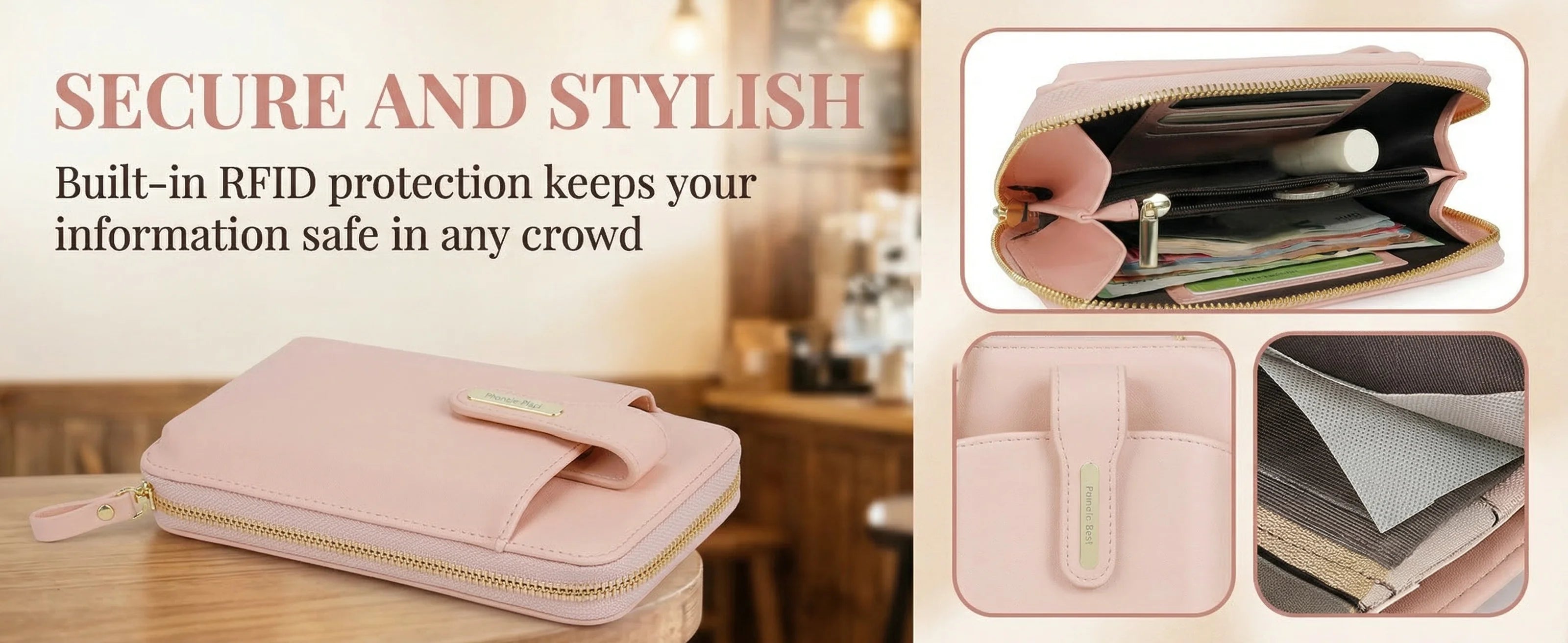 Mini Waterproof Leather Crossbody Phone Bag