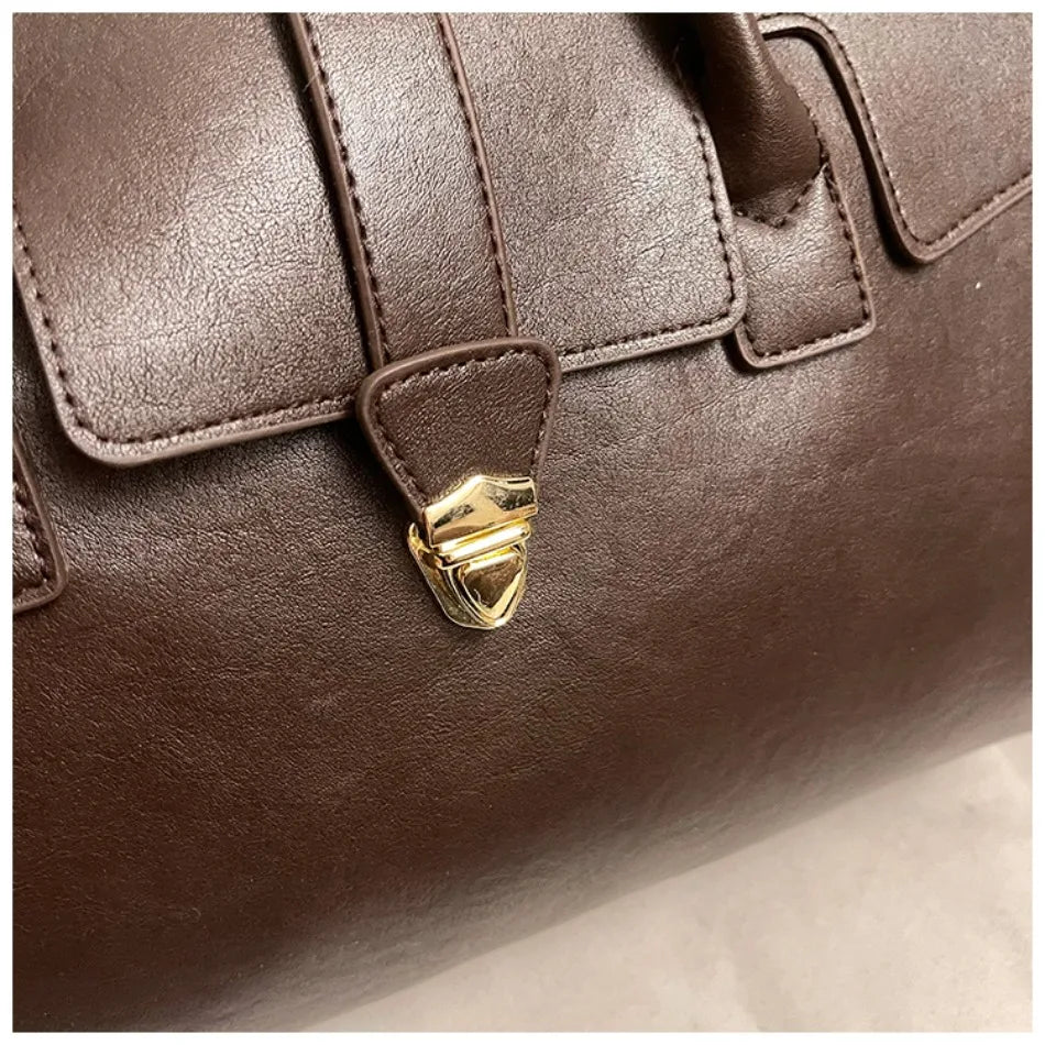 Luxury Large Capacity Boston Shoulder Bag