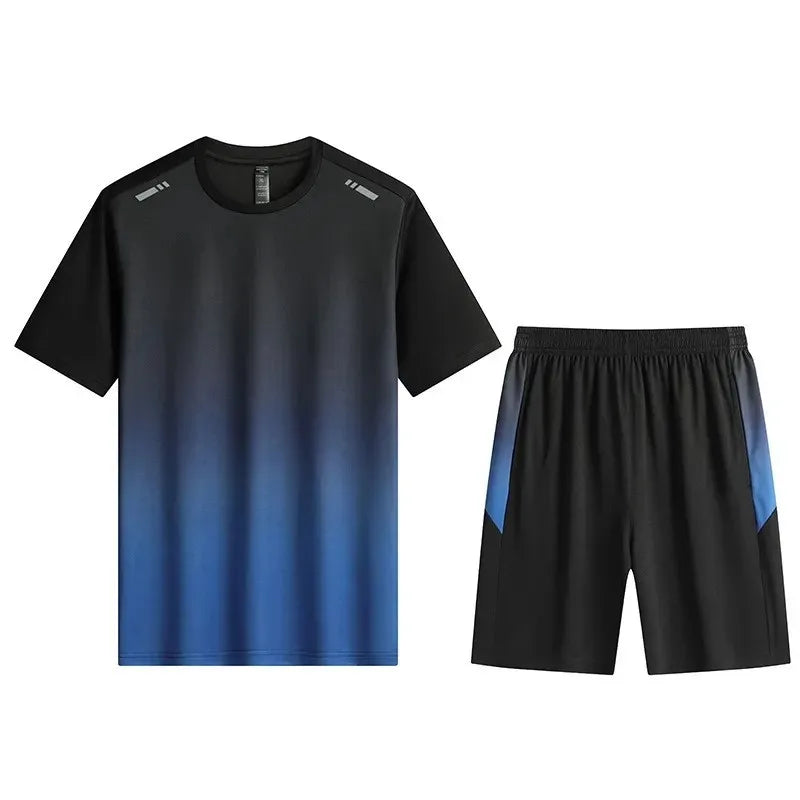 Men's Leisure Running T-Shirt & Shorts