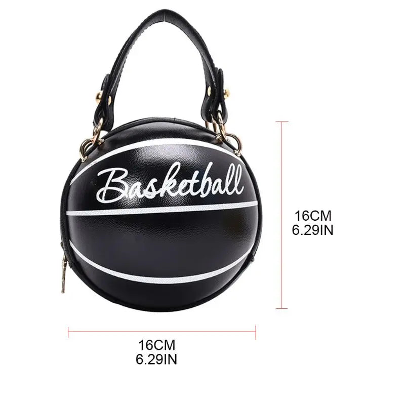 Chain Shoulder Bag Sports Ball Print