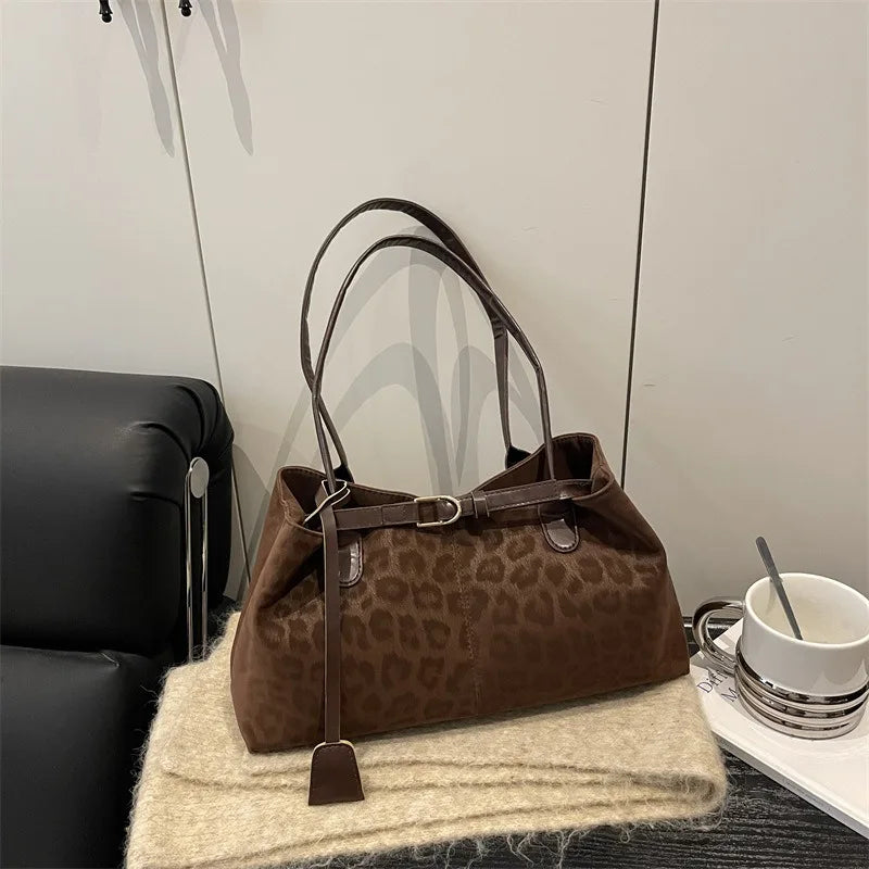 Leopard Print Shoulder Bag