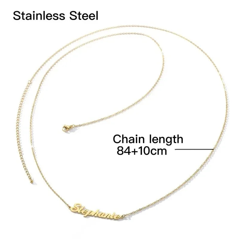 Personalized Name Body Chain