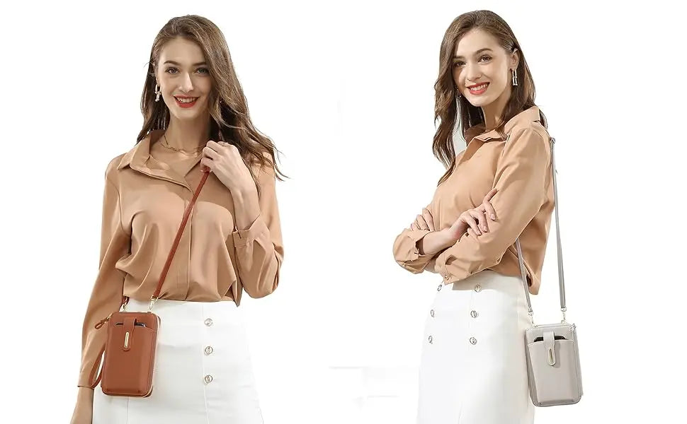 Mini Waterproof Leather Crossbody Phone Bag