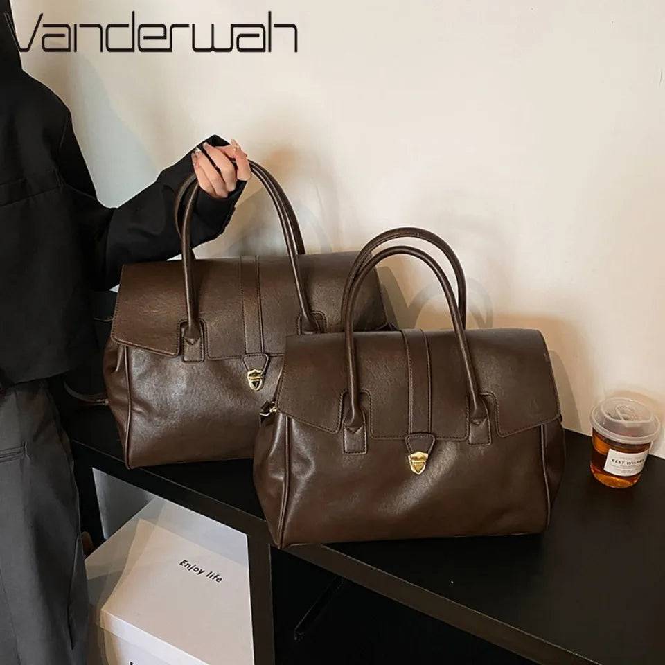 Luxury Large Capacity Boston Shoulder Bag