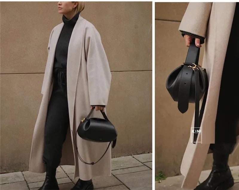 Women's PU Leather Crossbody Armpit Bag