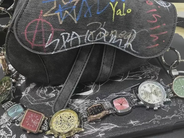 Designer Luxury Saddle Bag