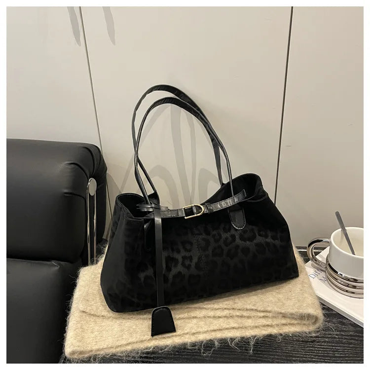 Leopard Print Shoulder Bag