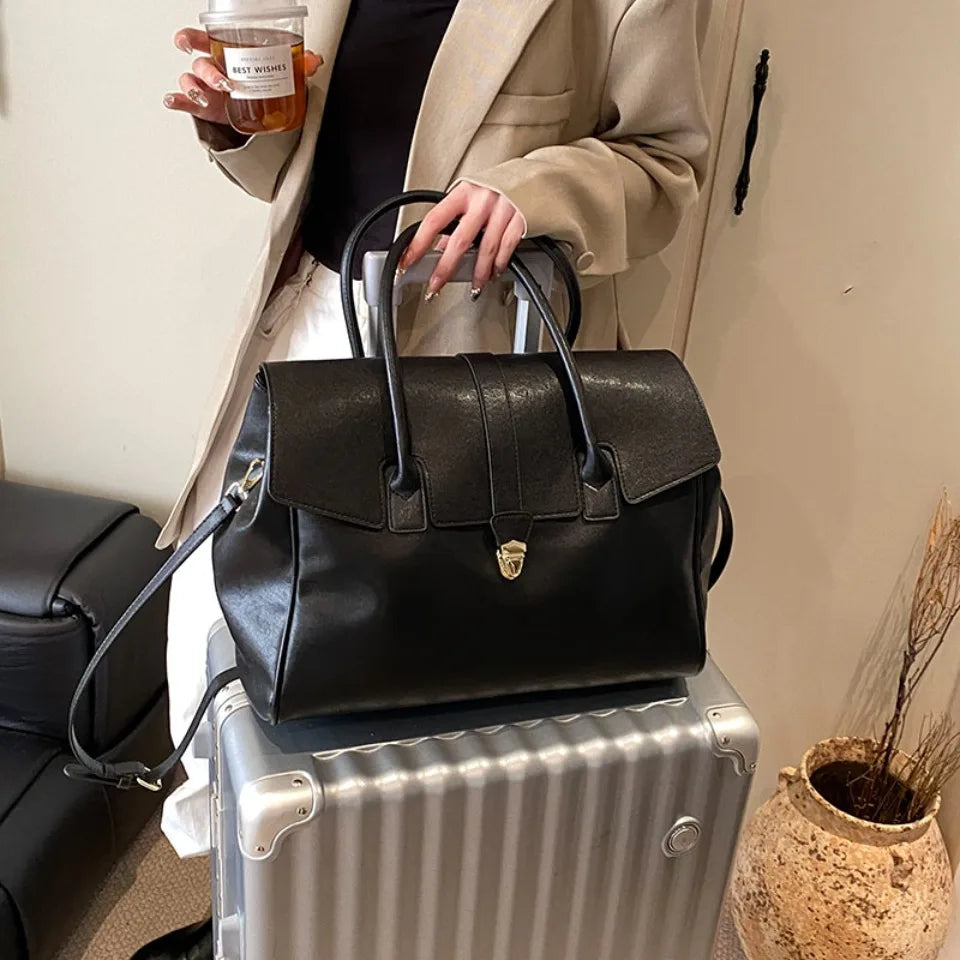 Luxury Large Capacity Boston Shoulder Bag