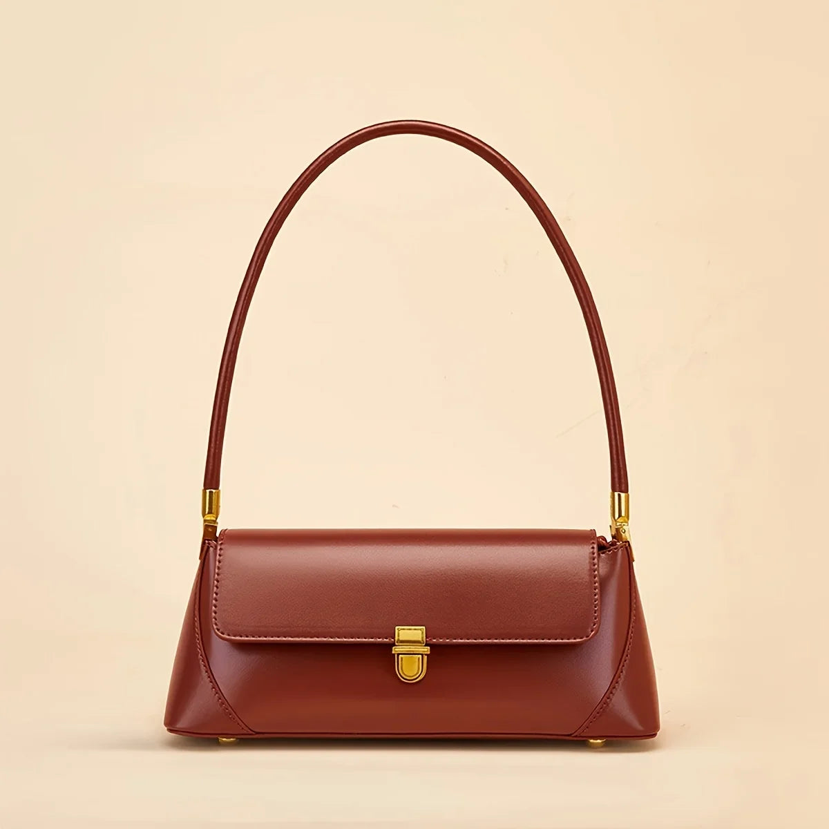 PU Baguette Underarm Shoulder Bag