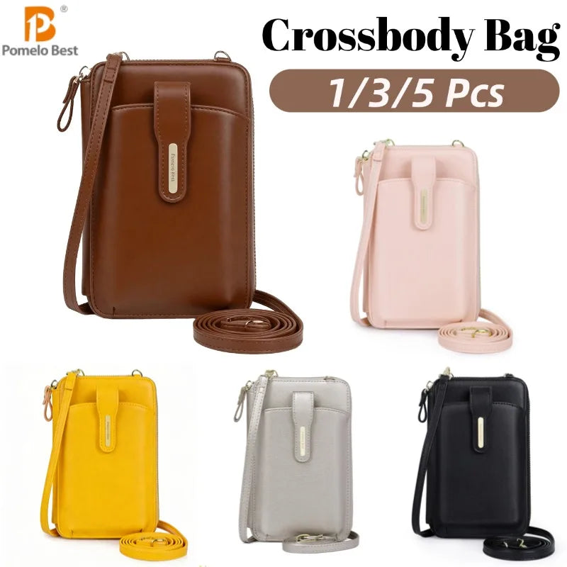 Mini Waterproof Leather Crossbody Phone Bag
