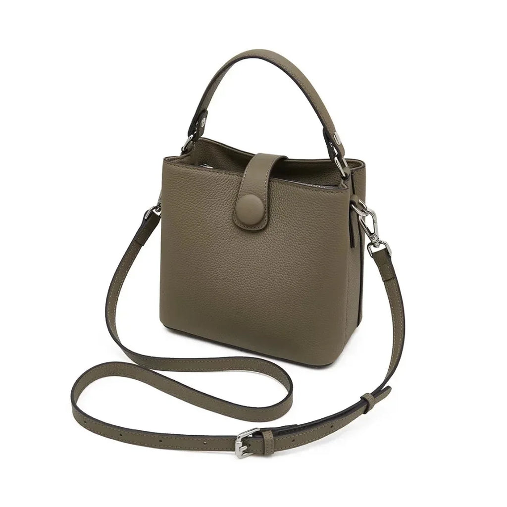 First Layer Cowhide Leather Crossbody Bag