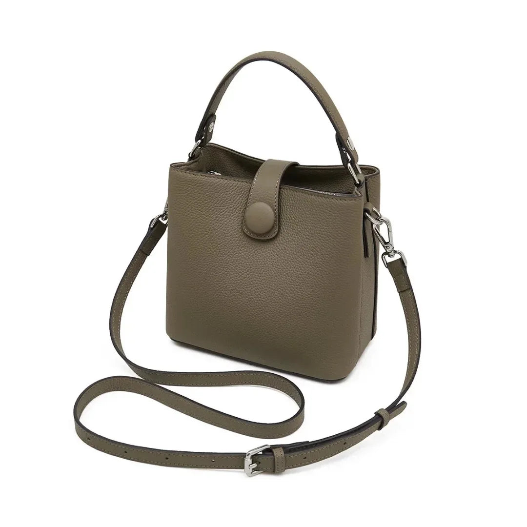 First Layer Cowhide Leather Crossbody Bag