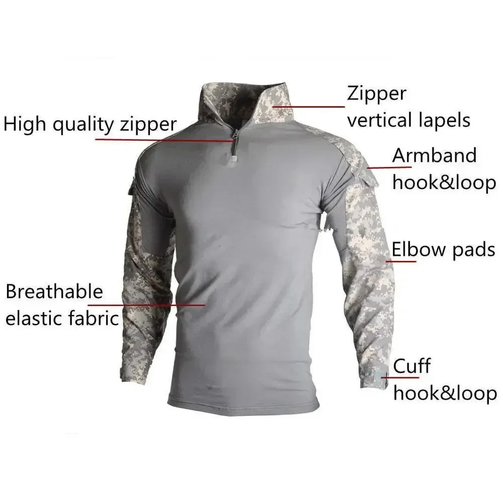 Men's Green Tactical Cargo Set