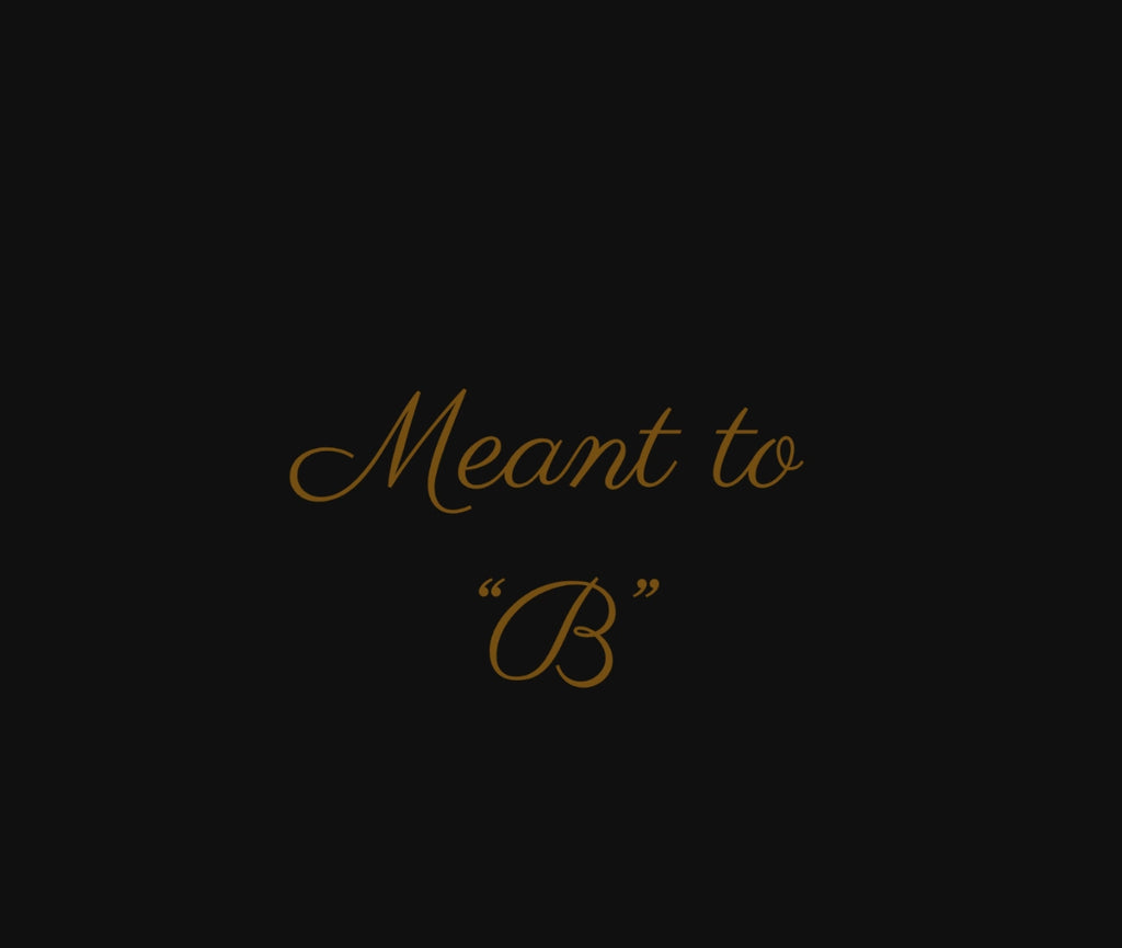 Minimalist 'Meant to B' Crewneck Sweatshirt — Subtle Floral Logo